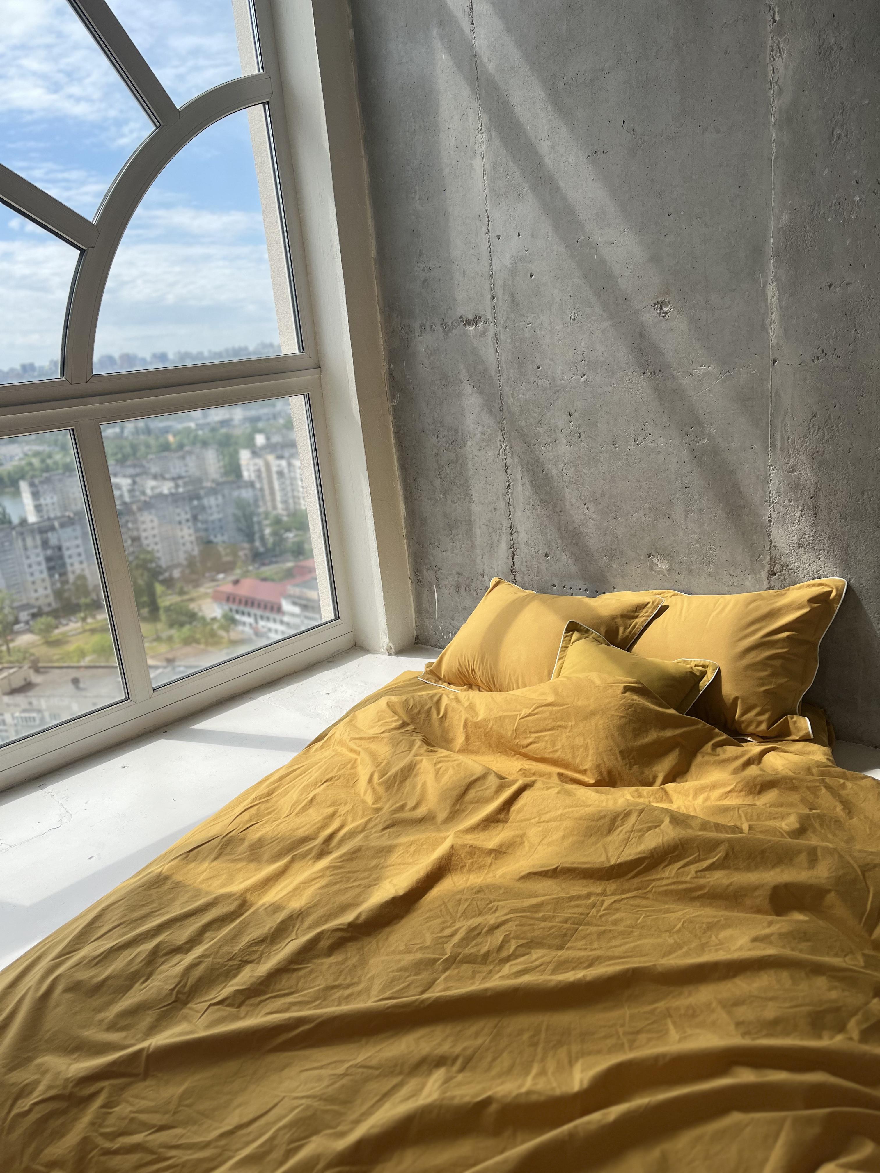 Комплект постельного белья White Dream полуторный 155х215 см вареный хлопок Охра (2006/2) - фото 6 Комплект постельного белья White Dream полуторный 155х215 см вареный хлопок Охра (2006/2) - фото 6