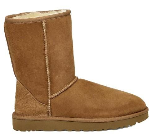 Уггі жіночі замшеві UGG Classic Short Chestnut р. 40 Коричневий (29049)