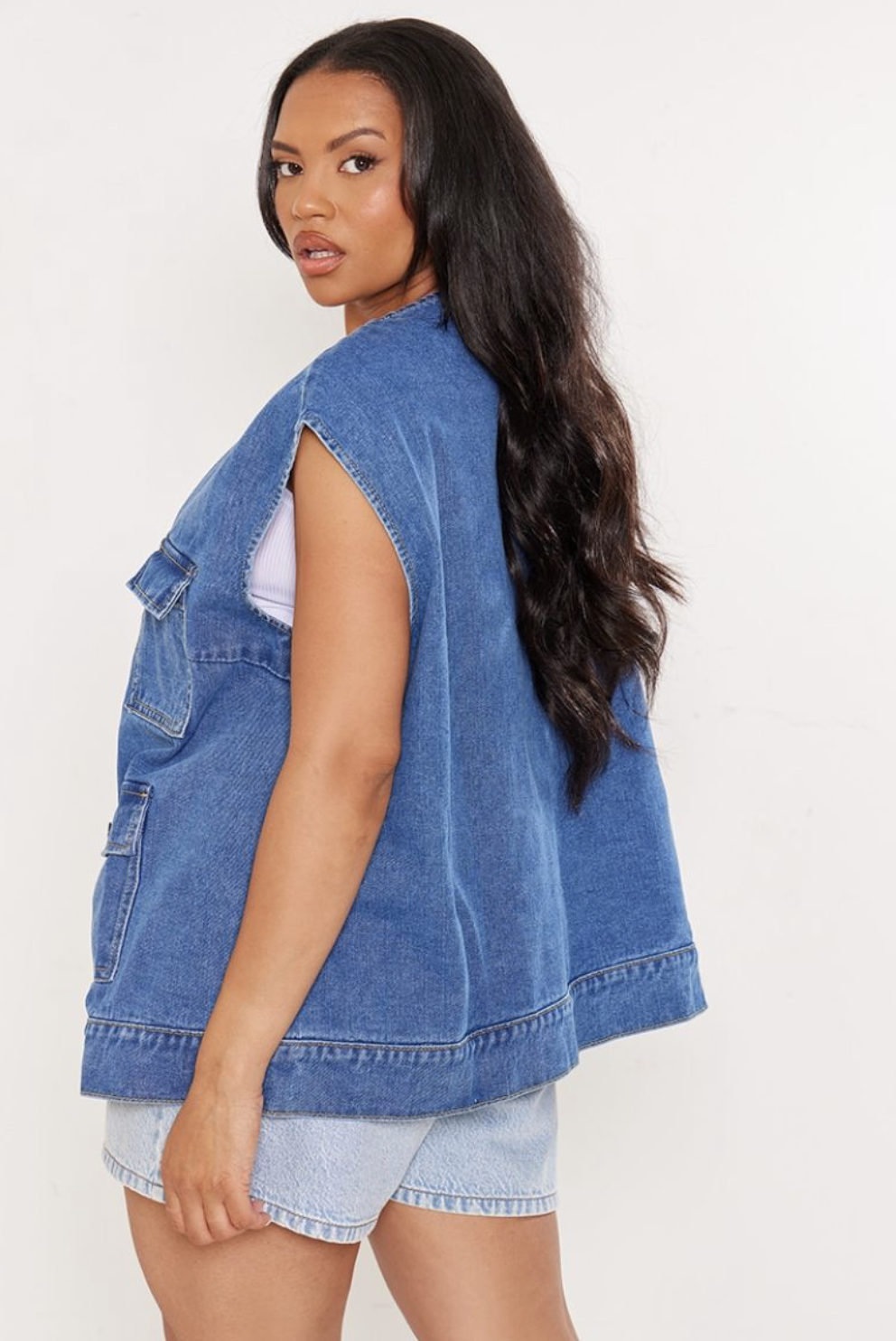 Жилет Pretty Little Thing CNJ3200 р. 46 Блакитний - фото 2 Жилет Pretty Little Thing CNJ3200 р. 46 Блакитний - фото 2