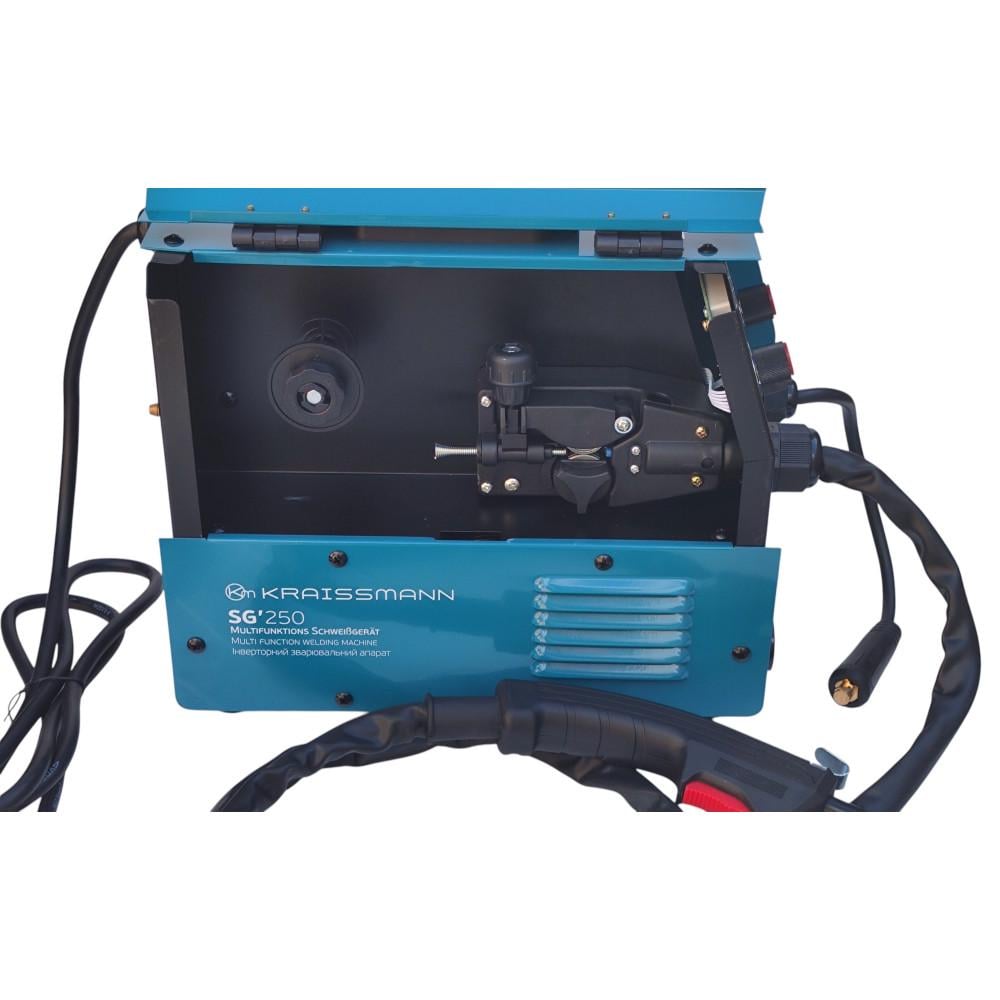 Сварочный полуавтомат KRAISSMANN SG'250 (MIG/MMA/TIG) - фото 10