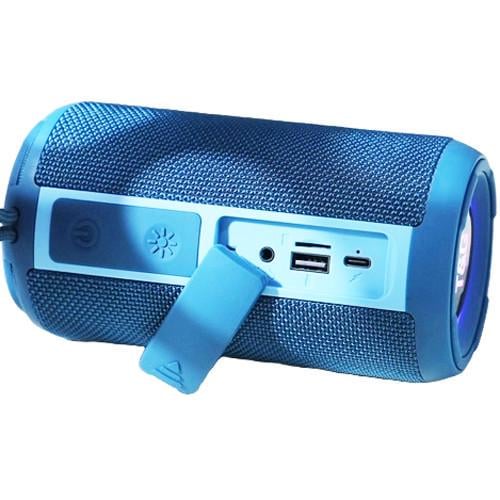 Колонка портативная Bluetooth TG656 FM Blue (2074010183) - фото 6