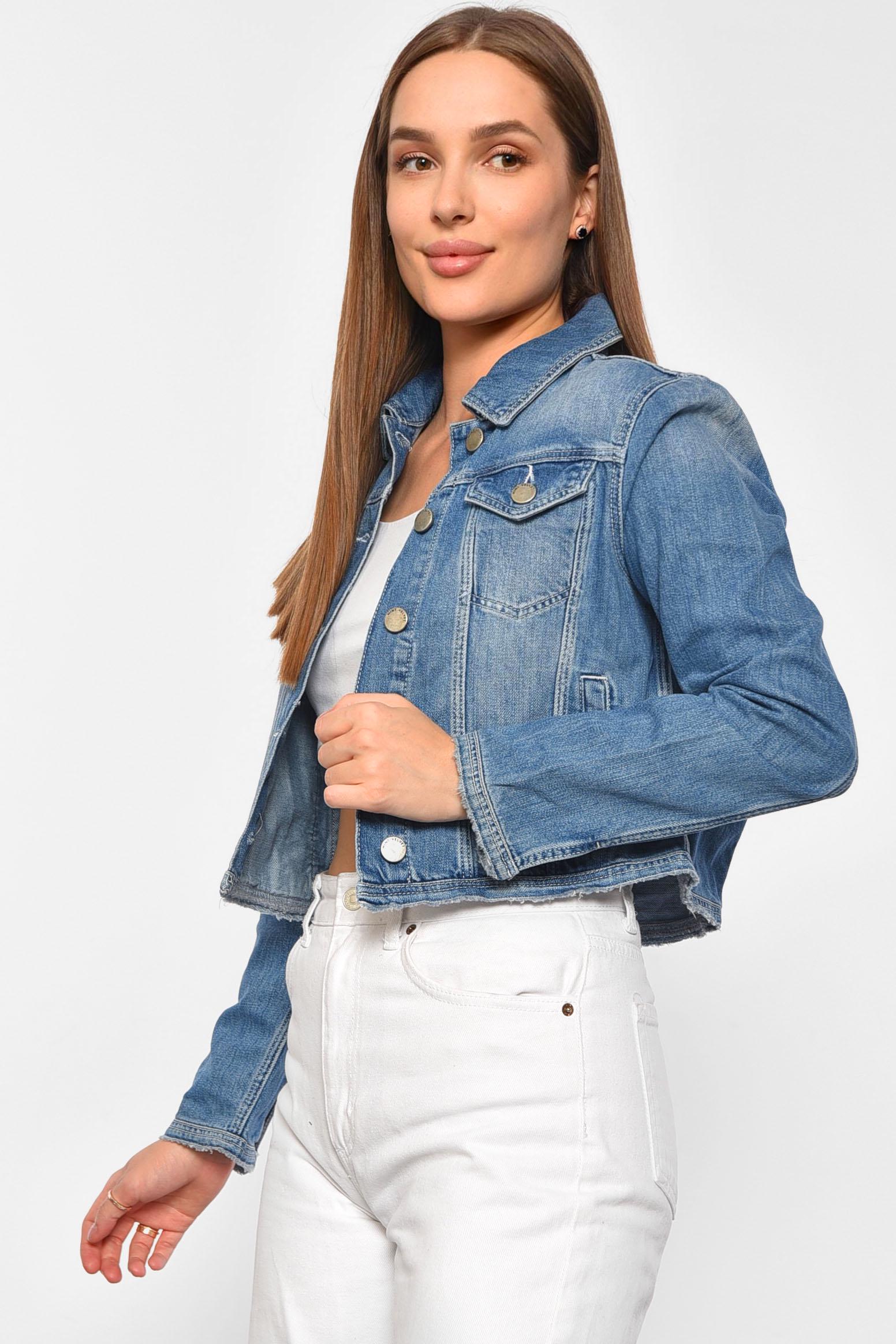 Джинсовка женская S Голубой (188052) - фото 2