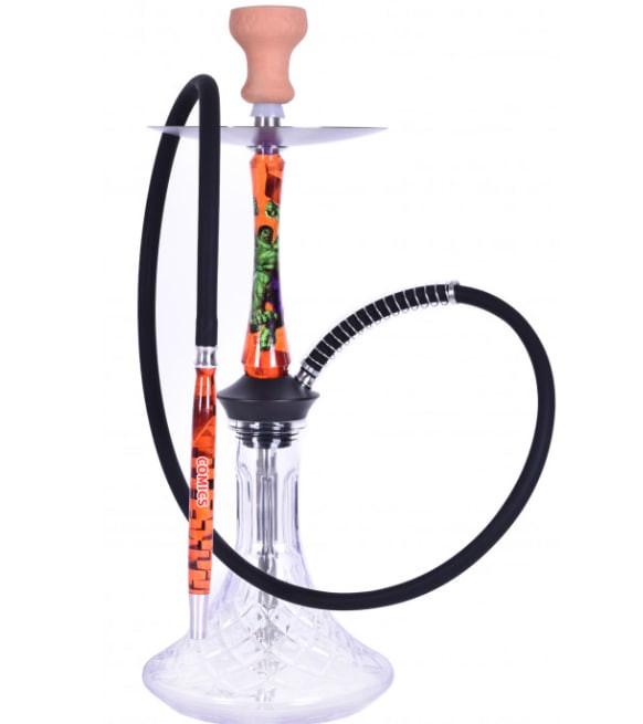 Кальян Yahya UNION HULK анодированный алюминий 55 см (12511)