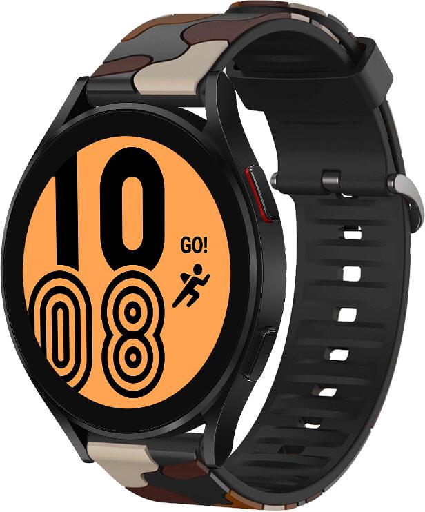 Ремінець Tactic Camouflage для Galaxy Watch 4 44 мм Khaki (32910-17)