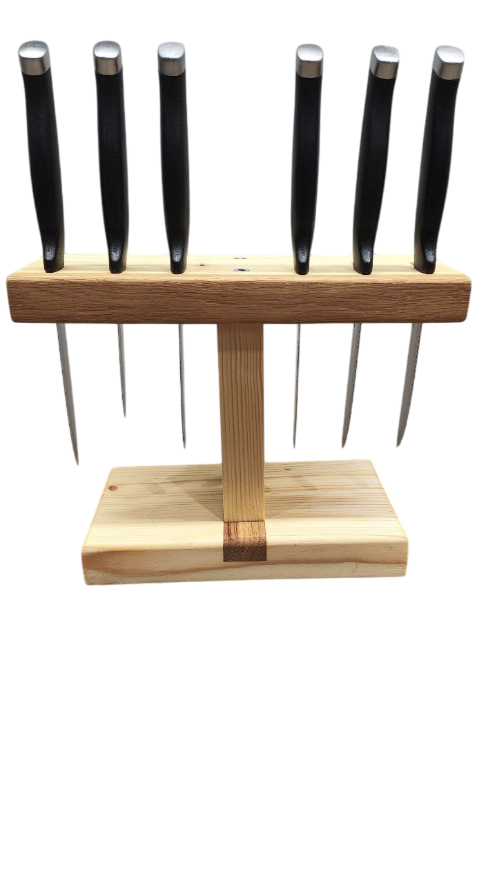 Подставка деревянная для 6-ти ножей 25х19х12 см Светлое дерево (24972842) Подставка деревянная для 6-ти ножей 25х19х12 см Светлое дерево (24972842)