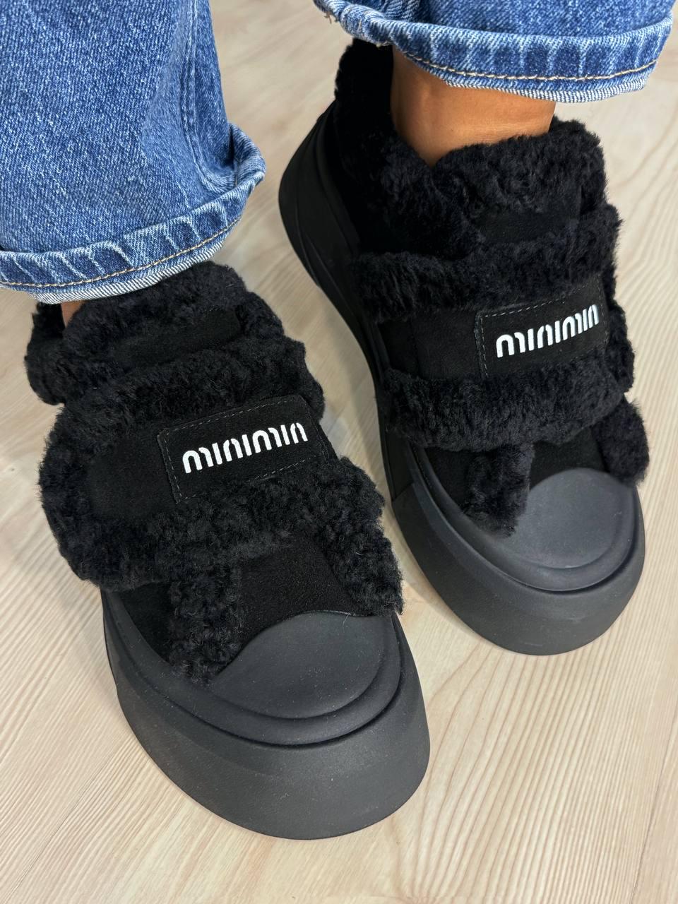 Кеди жіночі Hengji 15-1 з хутром та опушкою на липучці р. 36 Чорний (5309) - фото 5 Кеди жіночі Hengji 15-1 з хутром та опушкою на липучці р. 36 Чорний (5309) - фото 5