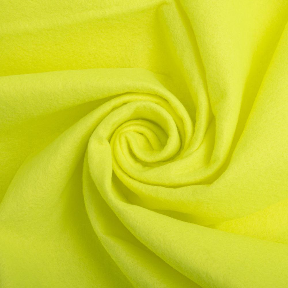 Ткань фетр для рукоделия 206 гр/м2 Неон салат (23713)