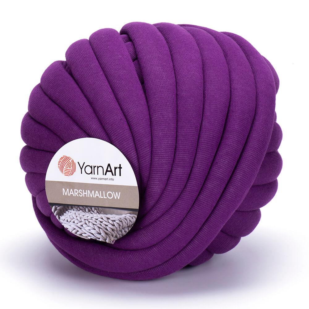 Пряжа трикотажная YarnArt Marshmallow толстая 750 г 30 м Сливовой №915 (2257085839)