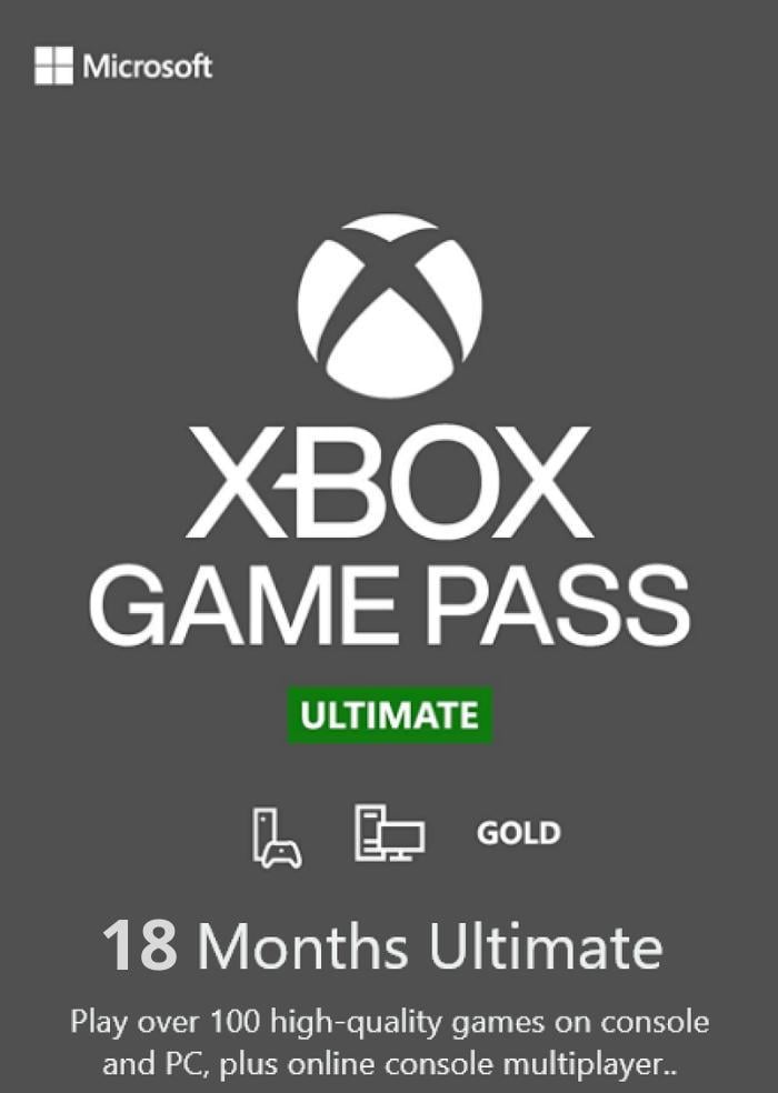 Электронный код/подписка Xbox Game Pass Ultimate 18 месяцев Xbox One/Series для всех регионов и стран (83297397)