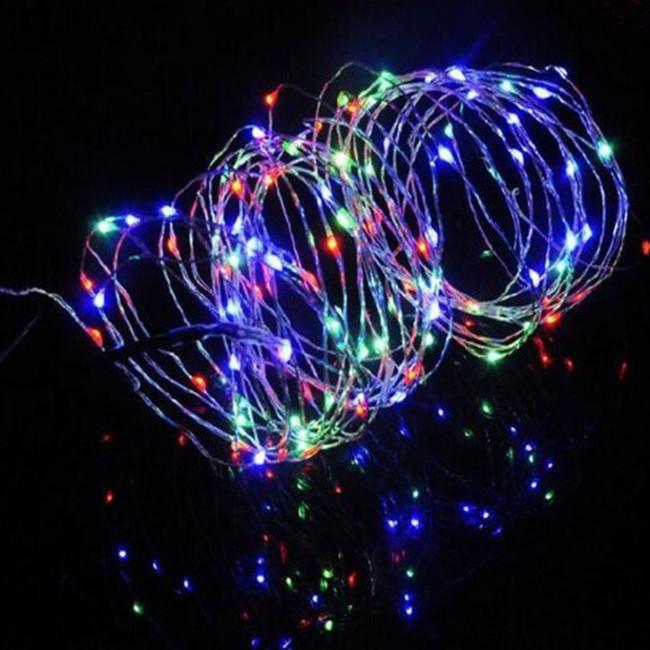 Гирлянда Xmas 200 Led Капля росы 20M Мультицветная (018395) - фото 7