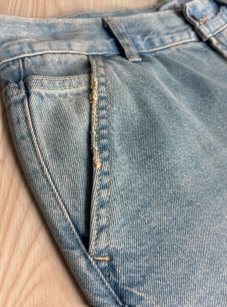 Джинси жіночі Its Basic 3097 SKATER jeans широкі косі кишені р. 36 Блакитний (1727) - фото 2 Джинси жіночі Its Basic 3097 SKATER jeans широкі косі кишені р. 36 Блакитний (1727) - фото 2