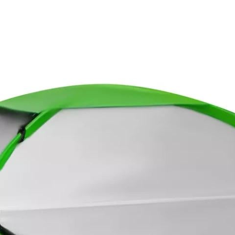 Палатка с навесом в чехле туристическая четырехместная 200х200х110 см Серо-зеленый - фото 8