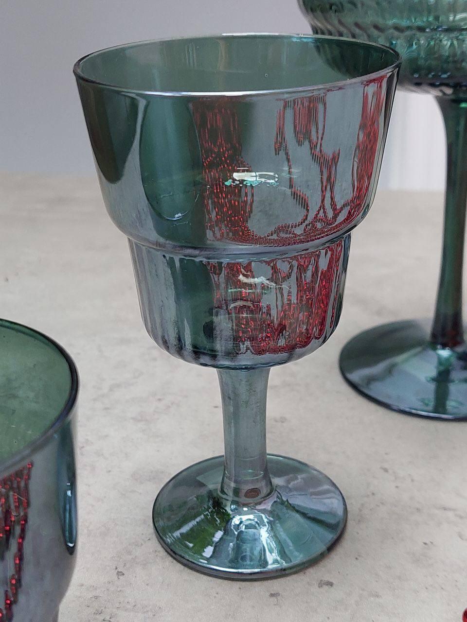 Келих скляний Грінвіль 150 мл Зелений (432046-2) - фото 3 Келих скляний Грінвіль 150 мл Зелений (432046-2) - фото 3