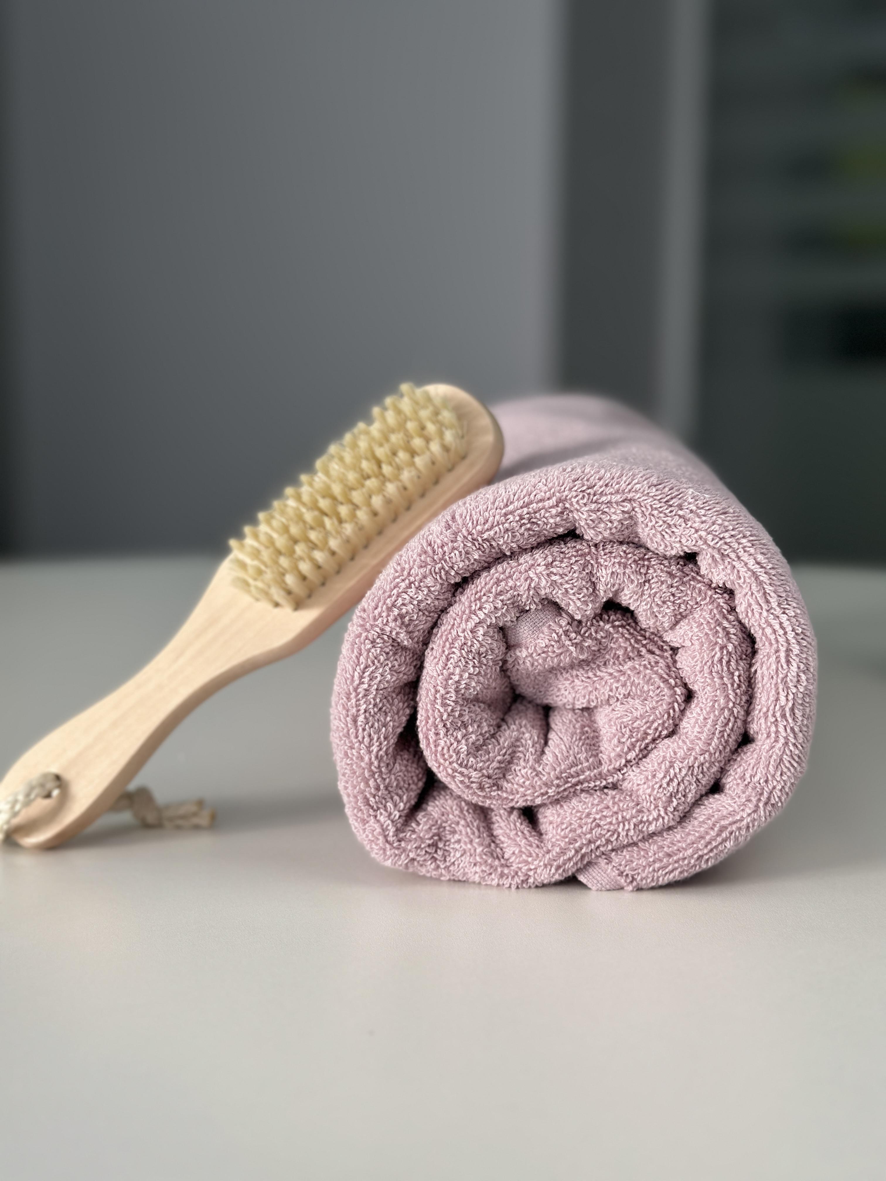 Рушник махровий Pastel 70x140 см 100% бавовна 500 г/м2 Пудровий (15306822) - фото 2 Рушник махровий Pastel 70x140 см 100% бавовна 500 г/м2 Пудровий (15306822) - фото 2