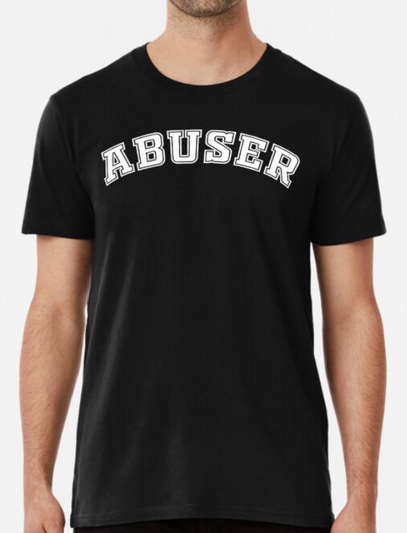 Футболка мужская Stedman с принтом Abuser XL Черный (ПН143-4)