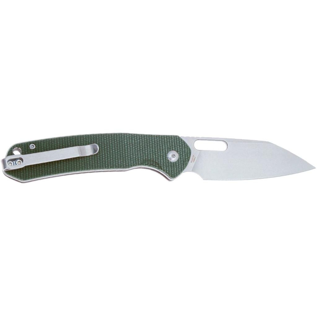 Нож CJRB Pyrite Wharncliffe Micarta Green (J1925A-MGN) - фото 2