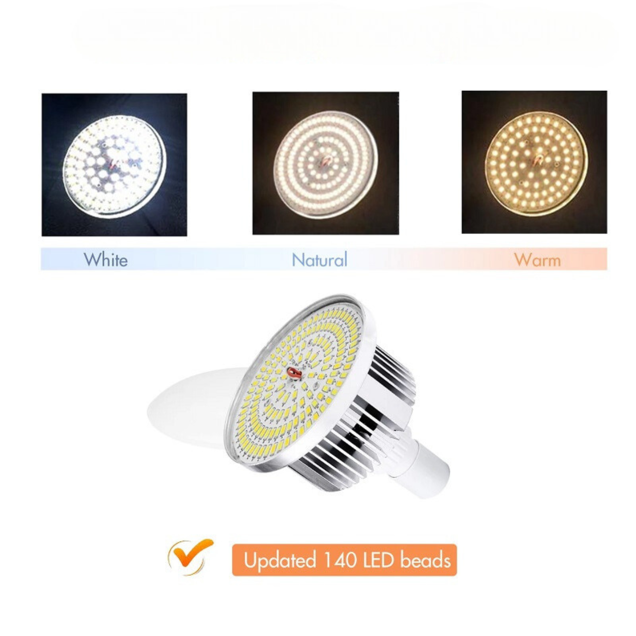 Светодиодная LED лампа 100W E27 3200–5500K с пультом для софтбокса - фото 2