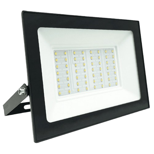 Прожектор світлодіодний 4000Lm 50 Вт 6500K IP65 Чорний (29876106) - фото 1
