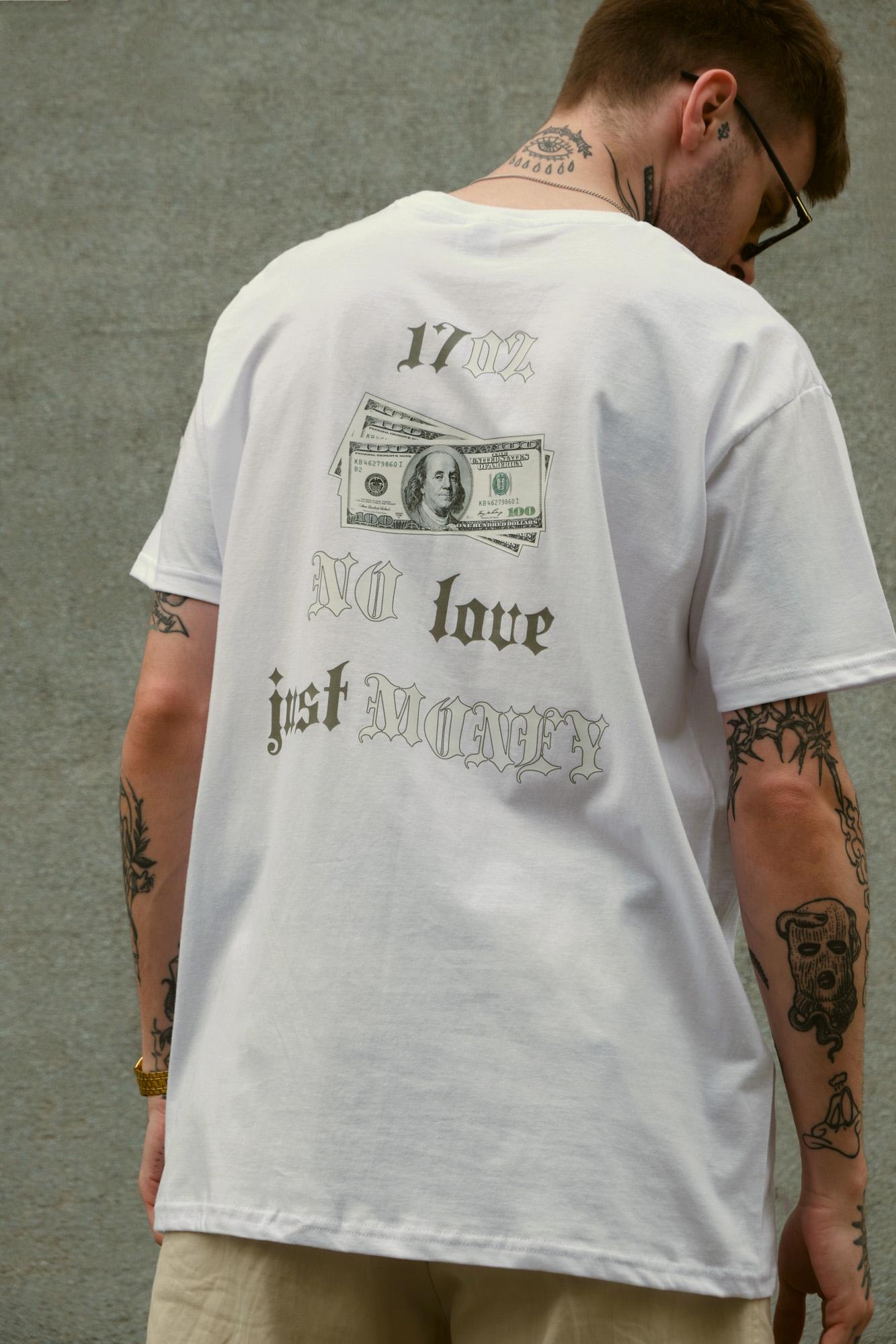 Футболка мужская Without Dollar с принтом оверсайз L/XL White (L8049252)