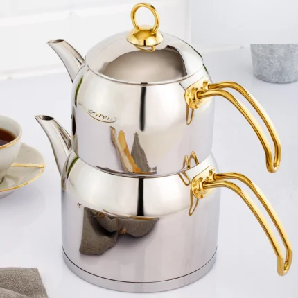 Чайник подвійний Evren 0354 з заварником 2,2/1,3 л (23463568)