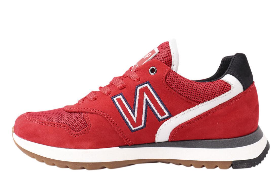 Кроссовки мужские Konors из кожи-нубука на низком ходу на шнуровке р. 41 Красный (544-21/22DTS) - фото 2 Кроссовки мужские Konors из кожи-нубука на низком ходу на шнуровке р. 41 Красный (544-21/22DTS) - фото 2