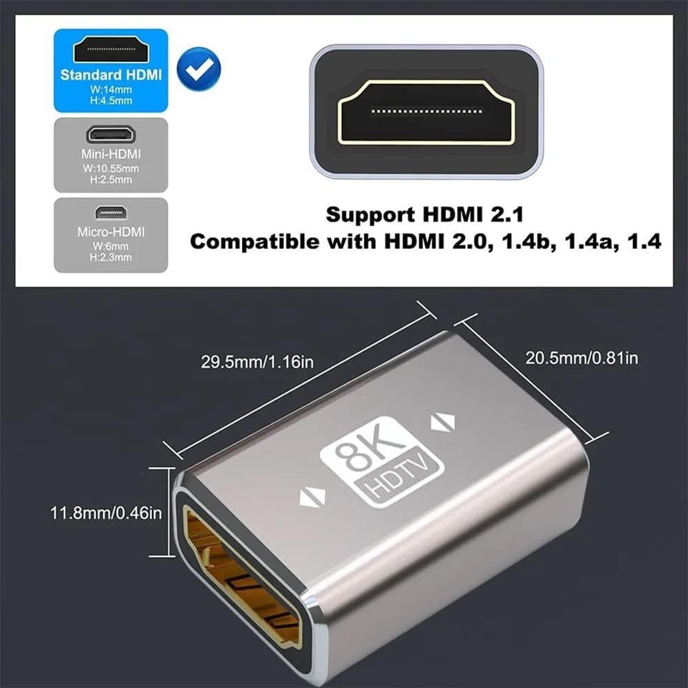Повторювач для кабелів I-Taki 2.1 HDMI 8K гніздо HDMI A-гніздо HDMI A ADA-HDMI2.1-FF 1 шт. (000049338) - фото 2 Повторювач для кабелів I-Taki 2.1 HDMI 8K гніздо HDMI A-гніздо HDMI A ADA-HDMI2.1-FF 1 шт. (000049338) - фото 2