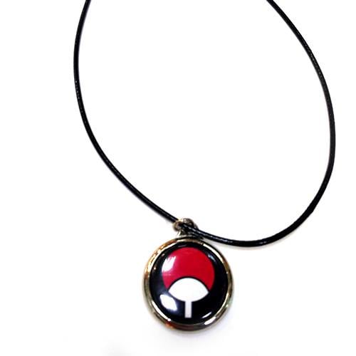 Кулон подвеска на шею Символ клана Учиха аниме Наруто (ku_001)