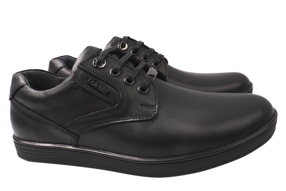 Туфли мужские Brionis из кожи на низком ходу на шнуровке р. 40 Черный (92-21DTC) Туфли мужские Brionis из кожи на низком ходу на шнуровке р. 40 Черный (92-21DTC)