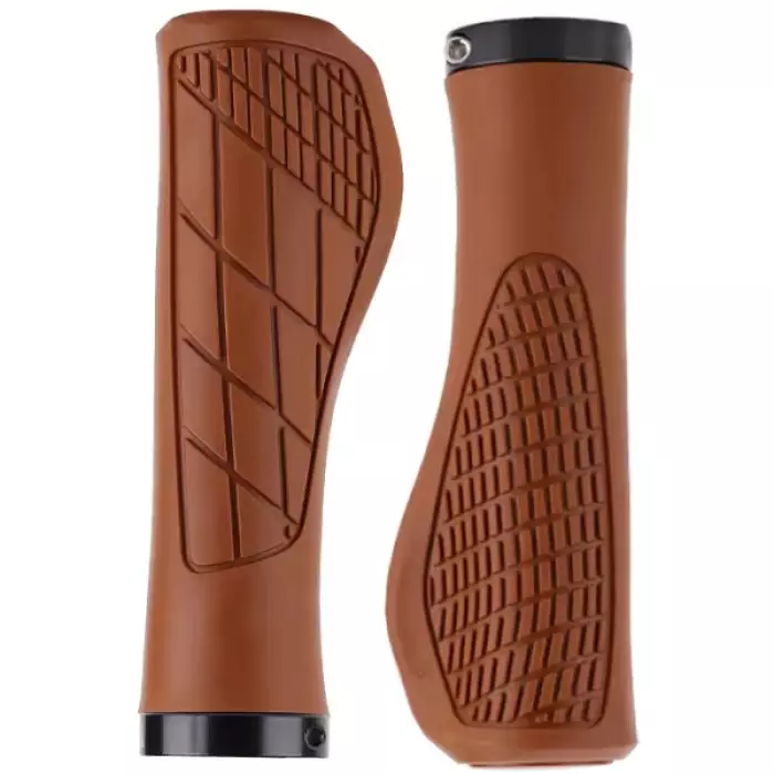 Грипсы велосипедные MTB Ergonomic с замками Коричневый (24669107)