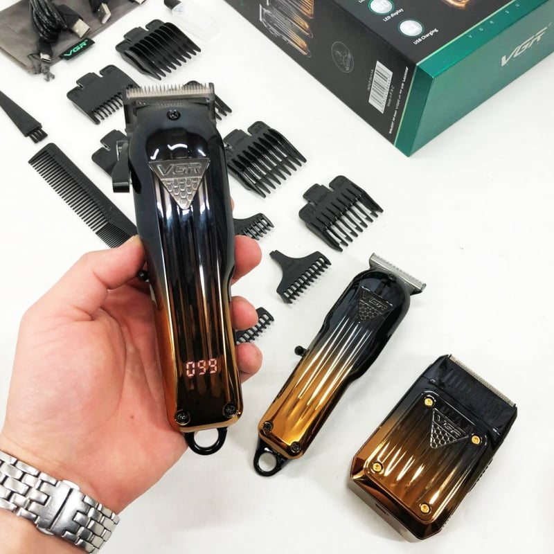 Машинка для стрижки VGR V-644 3в1 аккумуляторная комплект (tf7436) - фото 17 Машинка для стрижки VGR V-644 3в1 аккумуляторная комплект (tf7436) - фото 17