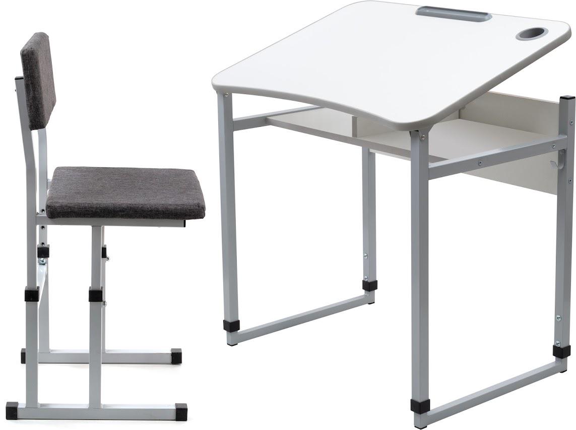 Комплект SECTOR парта та стілець трансформери Сірий (Оптимус ) - фото 3