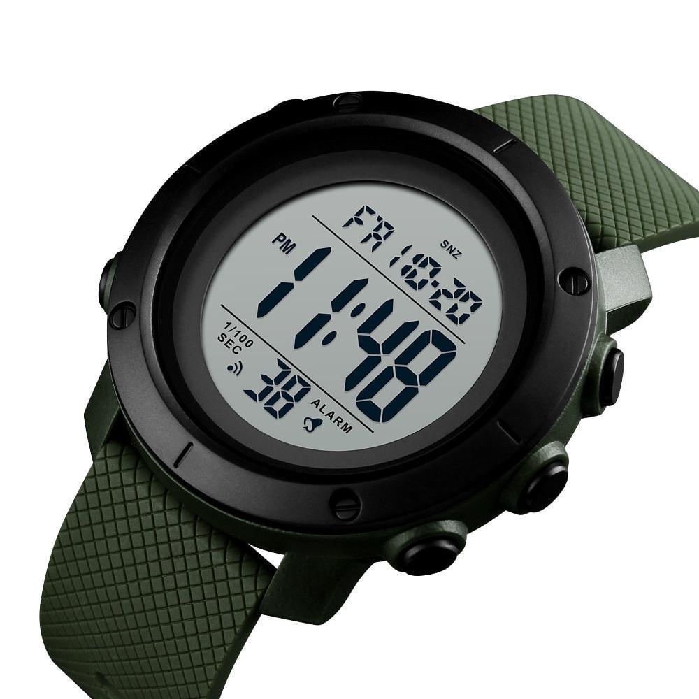 Годинник Skmei чоловічий наручний 1426AGWT watch Army ABS Green/White (12286) - фото 3