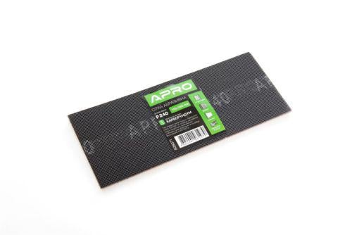 Сетка абразивная Apro карборунд P240 115х280 мм 5 шт./уп.