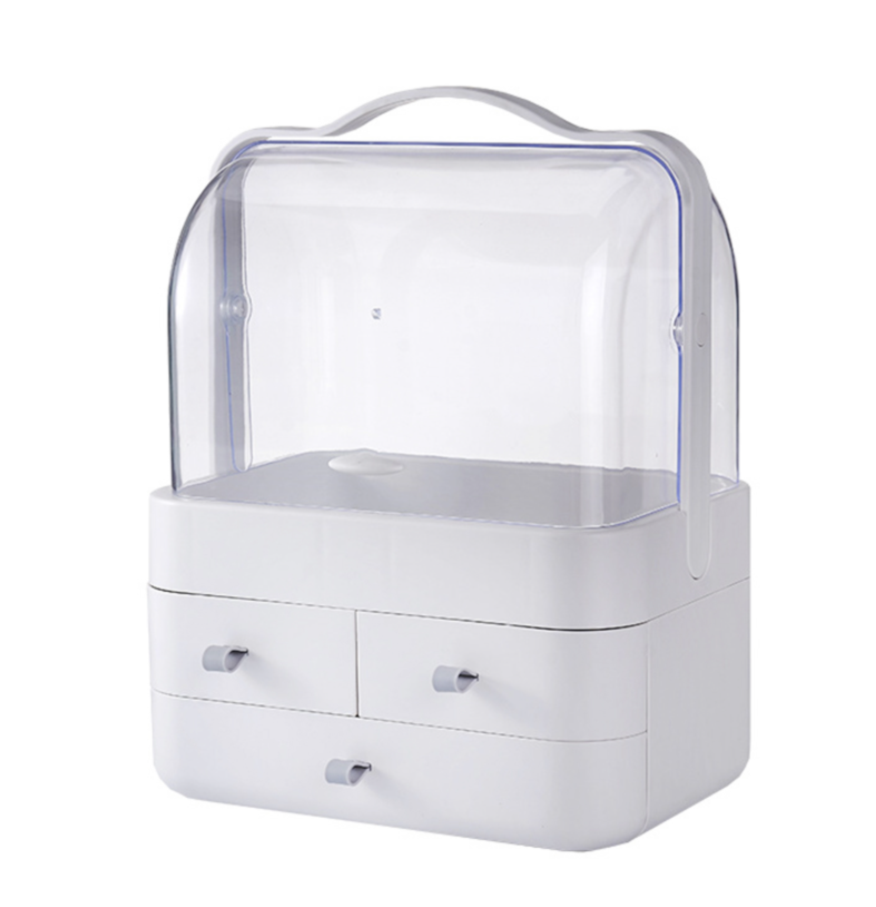 Органайзер для косметики 4 секції Three Drawers Білий (YM206-1)