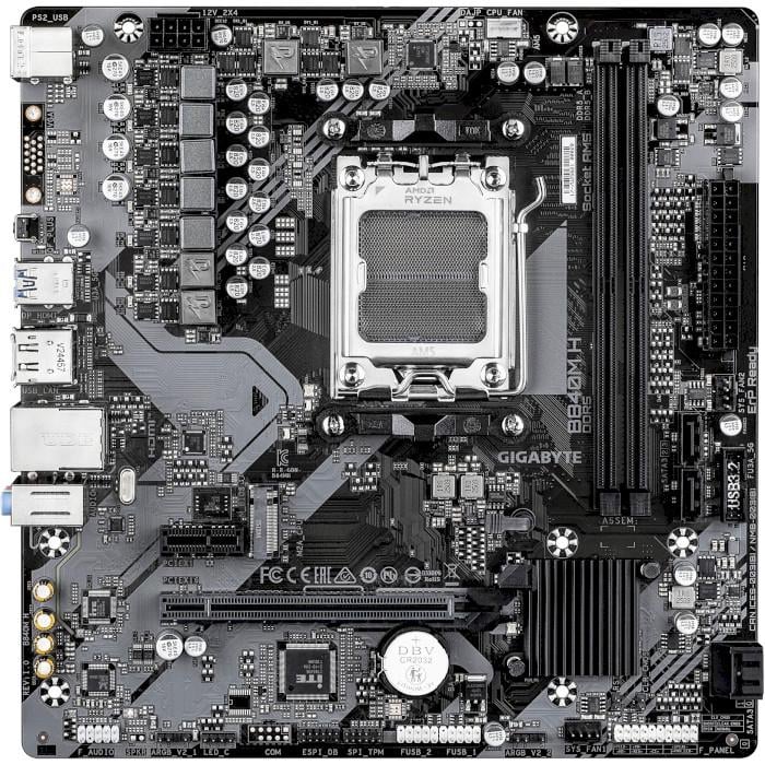 Материнская плата Gigabyte B840M H Black (33352779)