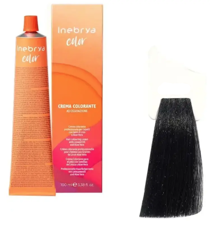 Крем-краска для волос INEBRYA Color с содержанием аммиака 100 мл 3/0 Темный каштан