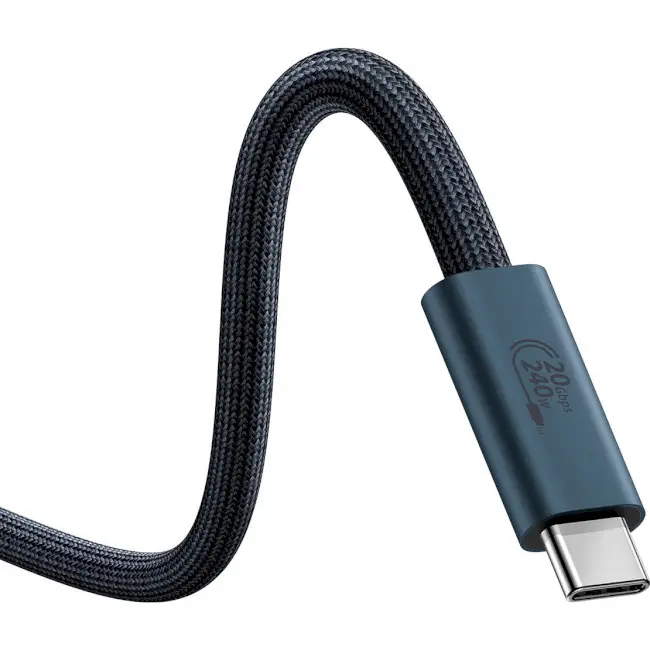 Кабель BASEUS Flash Series II USB4 Full-Featured Charging Cable Type-C to Type-C P10311803112-00 240W 2 м Black - фото 5