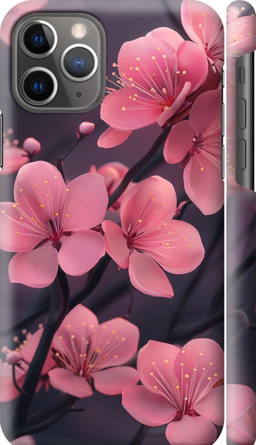 Чехол на iPhone 11 Pro Пурпурная сакура (6075m-1788-42517) Чехол на iPhone 11 Pro Пурпурная сакура (6075m-1788-42517)