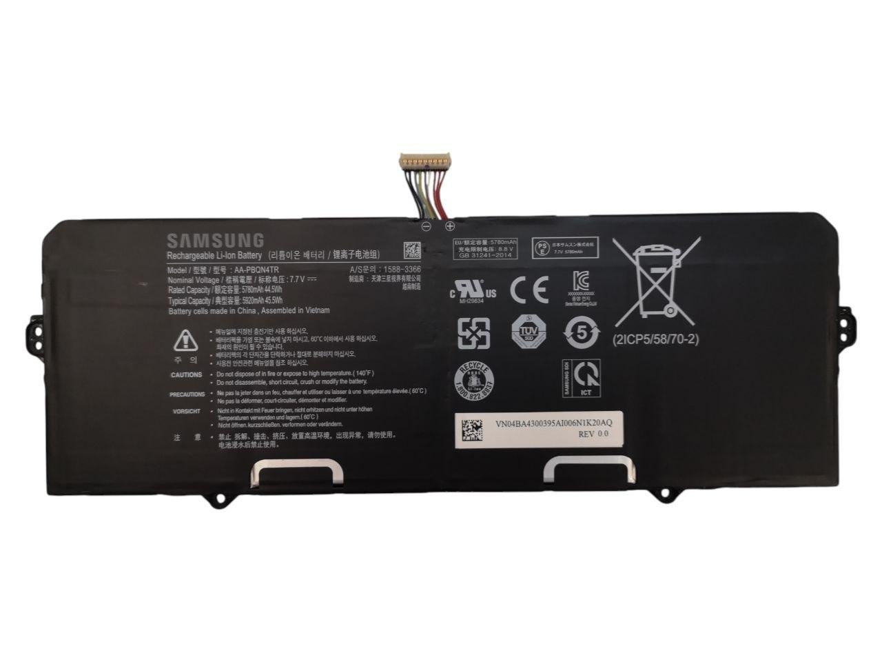 Акумулятор для Samsung Galaxy Chromebook 2 13,3"/XE530QDA/AA-PBQN4TR 5920 mAh 45,5Wh