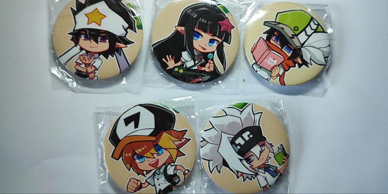 Набор значков аниме 58 мм (00132-3) Набор значков аниме 58 мм (00132-3)