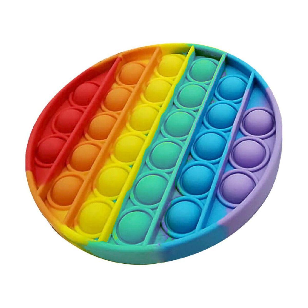 Игрушка-антистресс POP IT Кружок Радужный