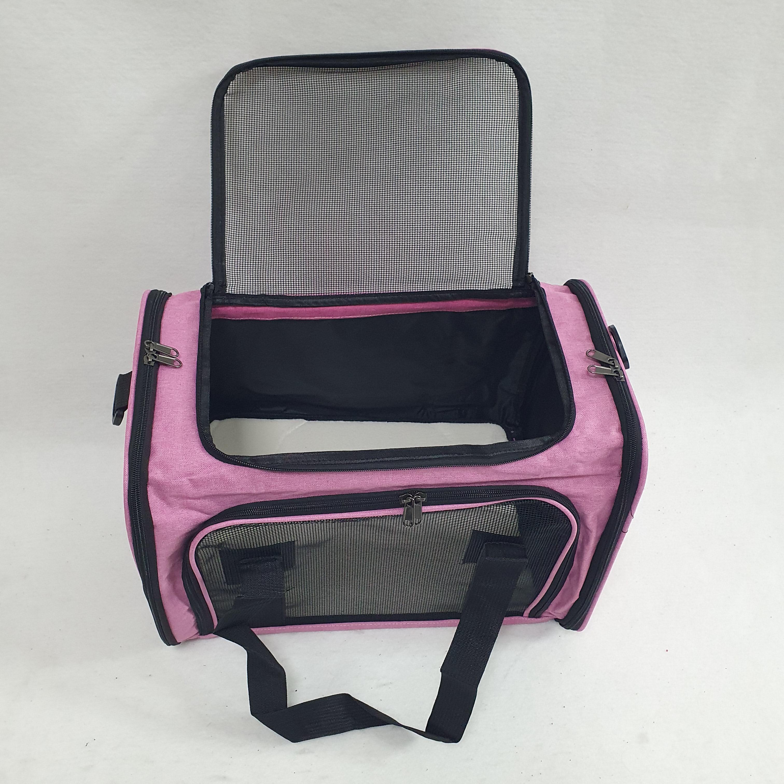 Сумка-переноска для кошек и собак Connor до 12 кг Розовый (AR-512-Pink) - фото 10 Сумка-переноска для кошек и собак Connor до 12 кг Розовый (AR-512-Pink) - фото 10