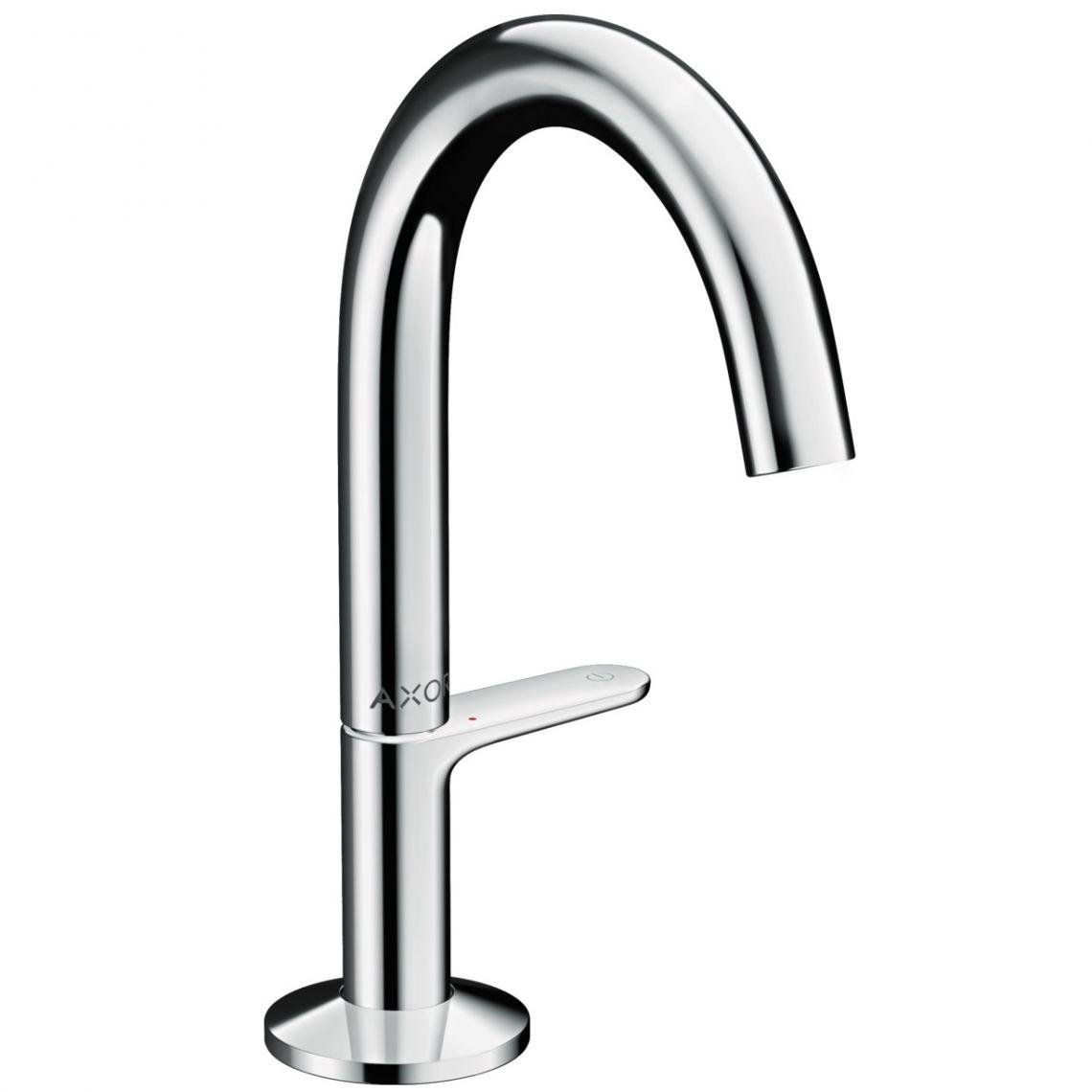 Смеситель для умывальника Axor ONE Select 140 с донным клапаном push-open Хром (48010000)