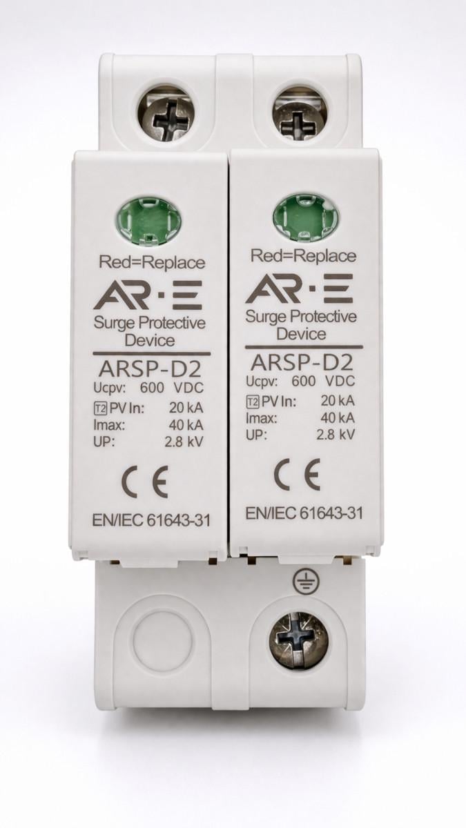Пристрій захисту від перенапруг AR.E ARSP-D2 T1+T2 2P 600V 20кА-50 кА (33864341)