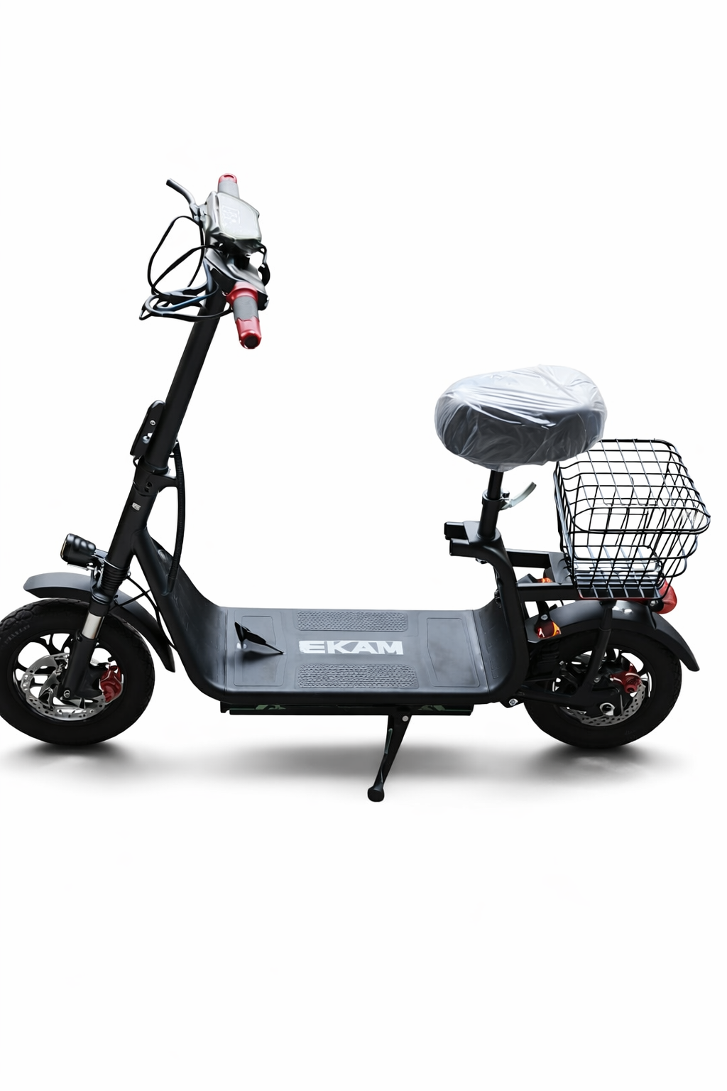 Электросамокат с сиденьем 14" EKAM-15 1000W 48V 21Ah Черный