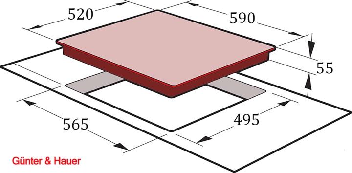 Варильна поверхня електрична Gunter&Hauer CER 640 (1320) - фото 6