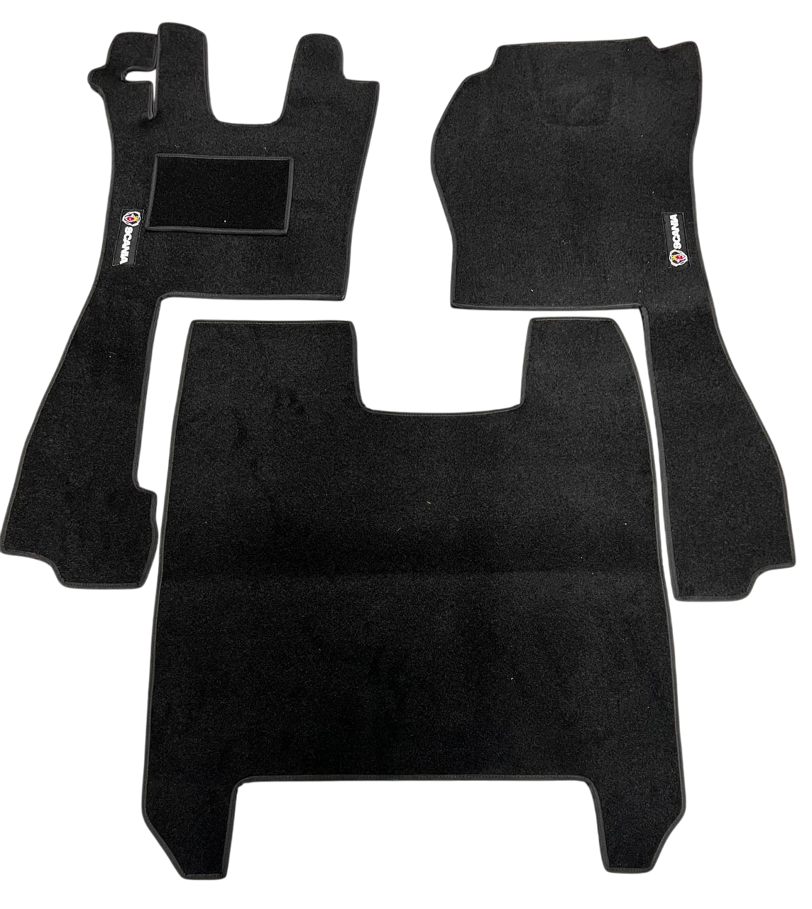 Коврики ворсовые для Scania R 2004-2016 Водитель вариант номер 2 без огнетушителя Пассажир вариант номер 3 5 шт. Черный (27326920)