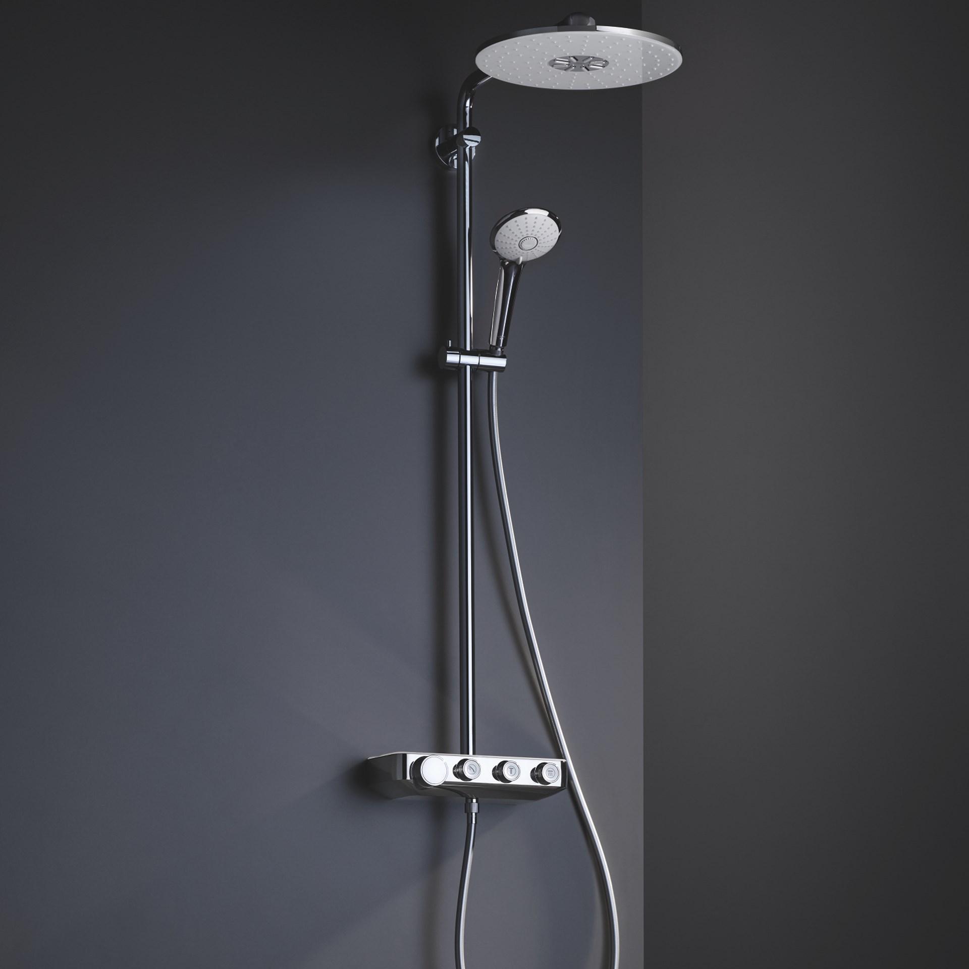 Душевая система с термостатом Grohe Euphoria SmartControl 26507LS0 Белый (142037) - фото 8 Душевая система с термостатом Grohe Euphoria SmartControl 26507LS0 Белый (142037) - фото 8