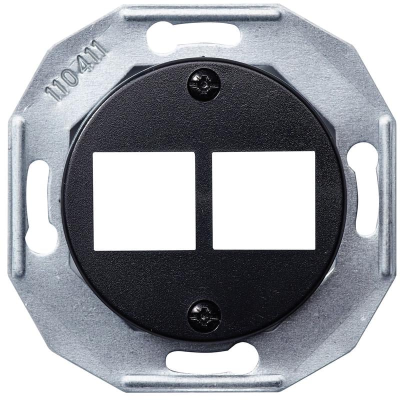 Плата центральная RJ45*2 Schneider Electric Renova Черный (WDE011703) Плата центральная RJ45*2 Schneider Electric Renova Черный (WDE011703)