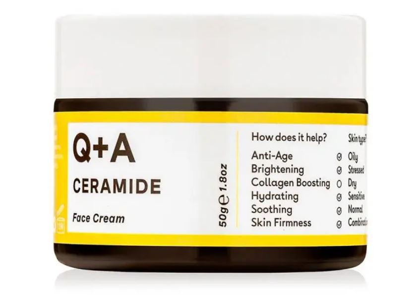 Крем для обличчя захисний Q+A Ceramide Barrier Defence Face Cream з керамідами 50 мл (QA4377)